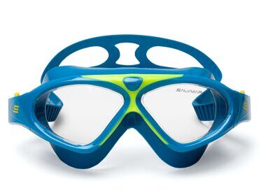 Очки для плавания FLUYD FREEDOM голубой силикон/желтая рамка