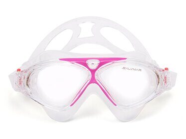 Очки для плавания детские FLUYD FREEDOM JR прозрачный силикон/розовая рамка