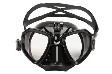 Маска Salvimar TRINITY с креплением для камеры, черн./черн., для подводного плавания