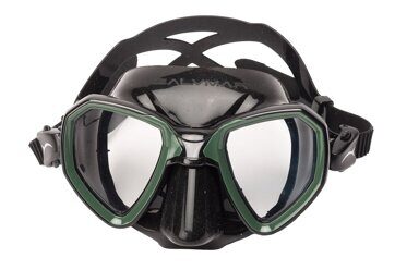 Маска Salvimar MORPHEUS, черн./зелен., для подводного плавания